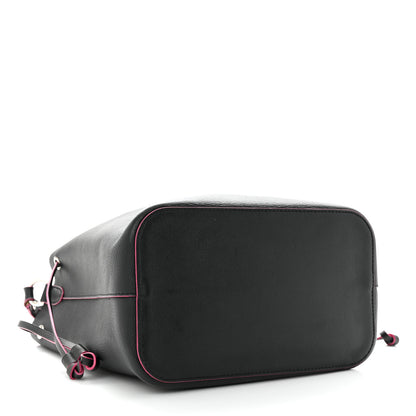 Louis Vuitton Calfskin Lockme Bucket Black 4 of 12