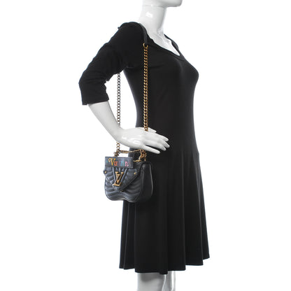 Louis Vuitton Calfskin New Wave Chain PM Black 2 of 13