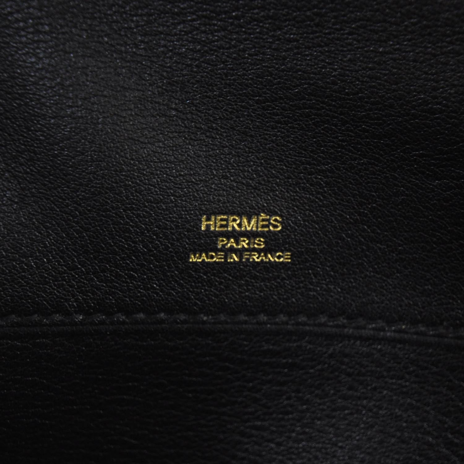 Hermes Swift Kelly Cut Clutch Pochette Black 6 of 8