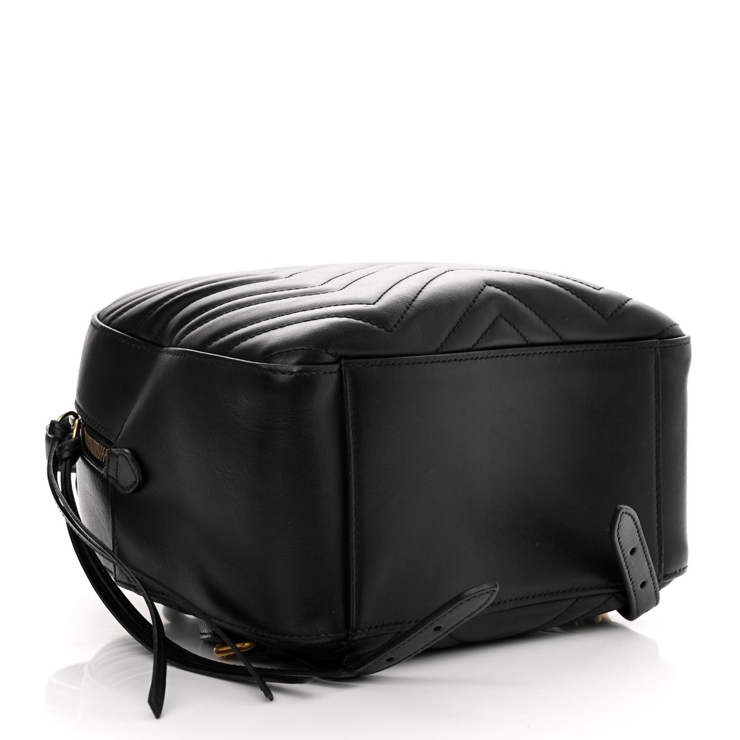 Calfskin Matelasse GG Marmont Dome Backpack Black