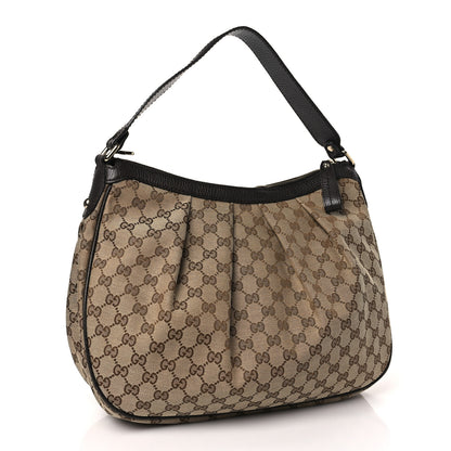 Gucci Monogram Medium Sukey Hobo Dark Brown 3 of 9