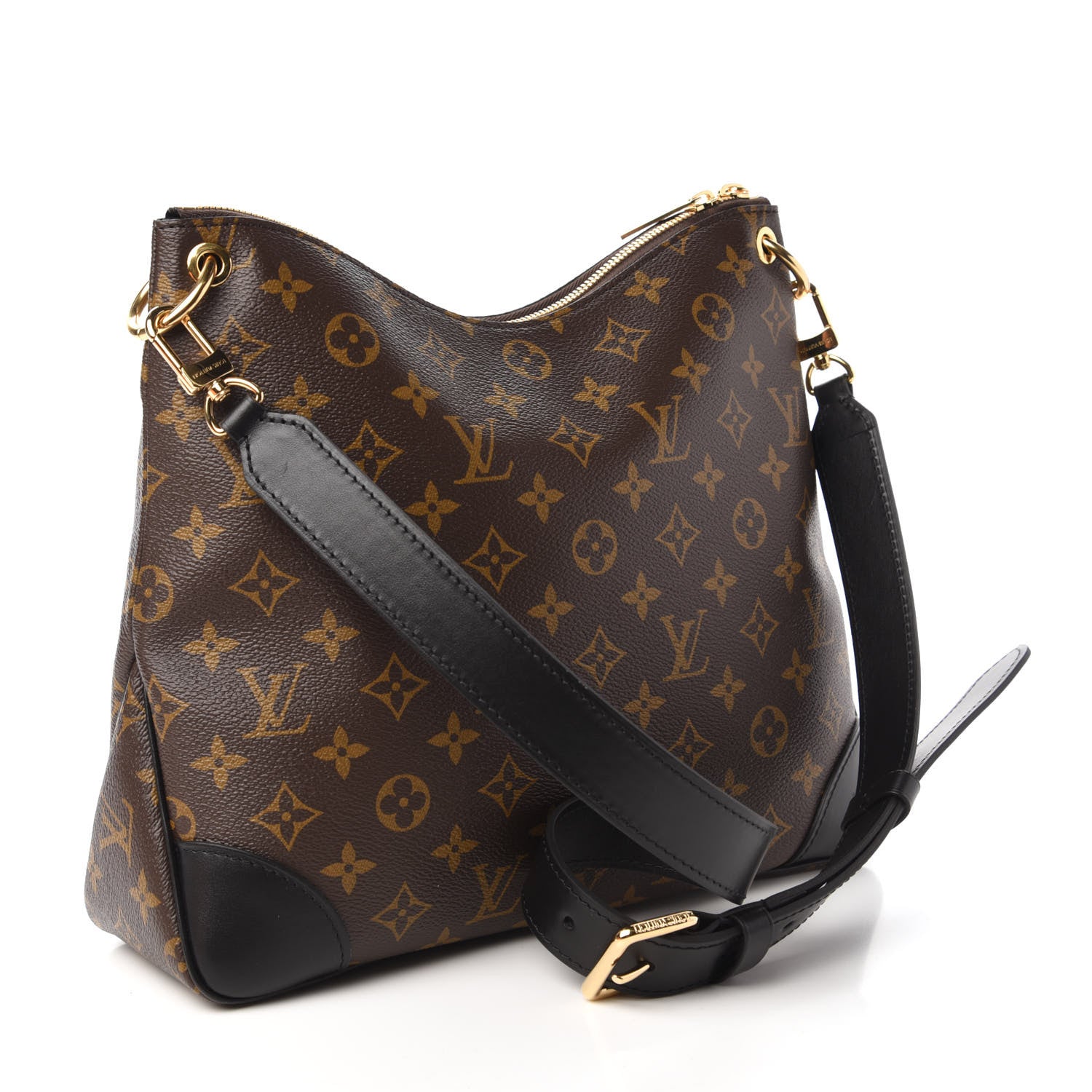 Louis Vuitton Monogram Odeon MM Black 3 of 10