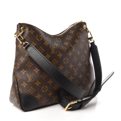 Louis Vuitton Monogram Odeon MM Black 3 of 10