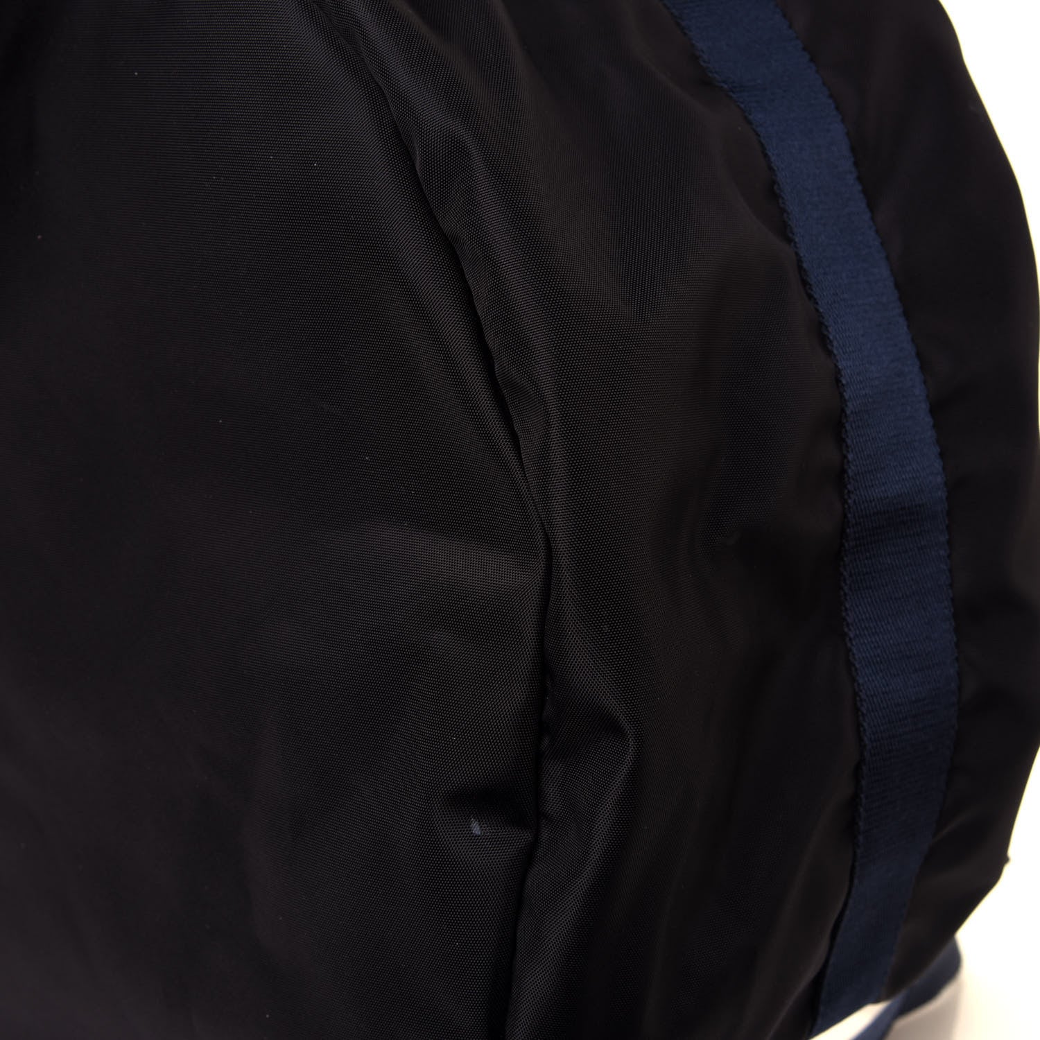 Balenciaga Textured Sport Nylon Logo Embroidered S Wheel Gym Bag Black Bleu Navy 10 of 10