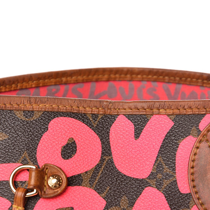 Louis Vuitton Monogram Graffiti Neverfull GM Fuchsia 15 of 18