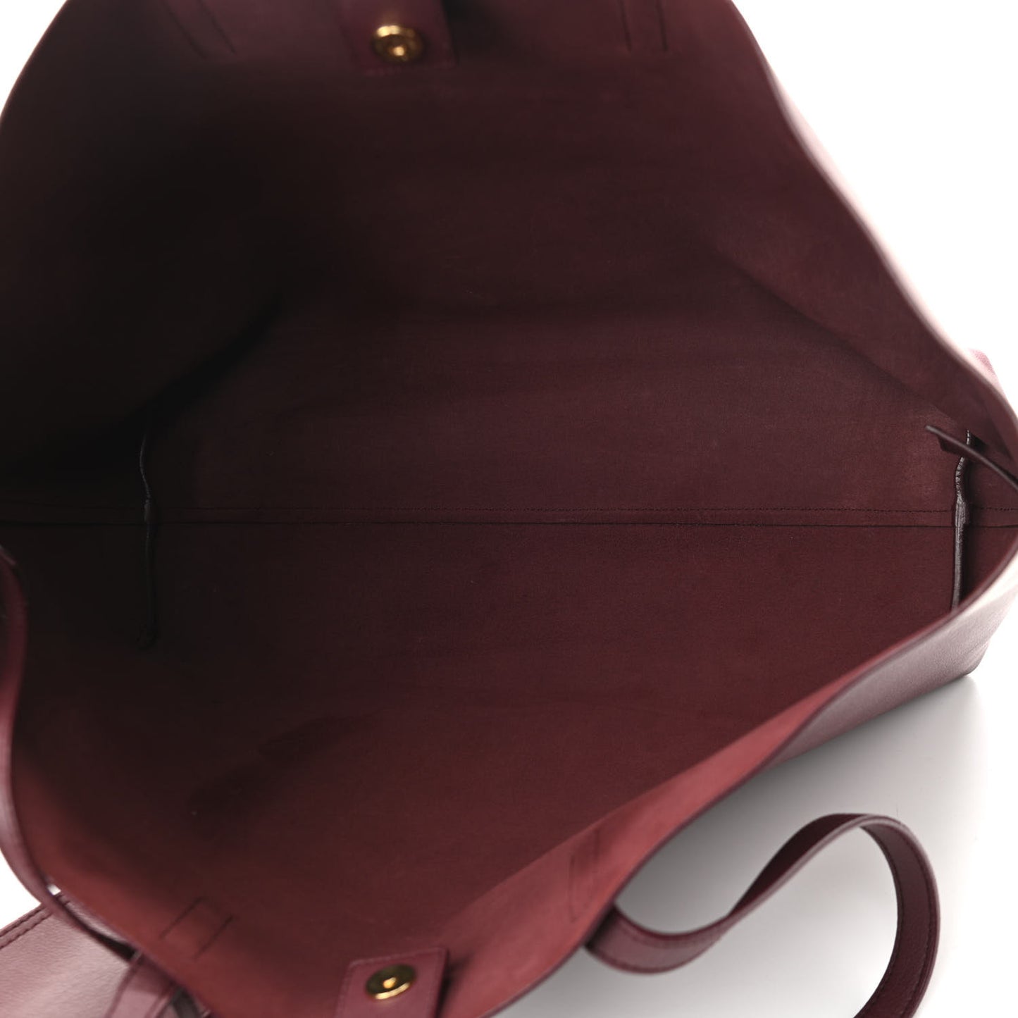 Calfskin Large Shopping Tote Deep Carmin