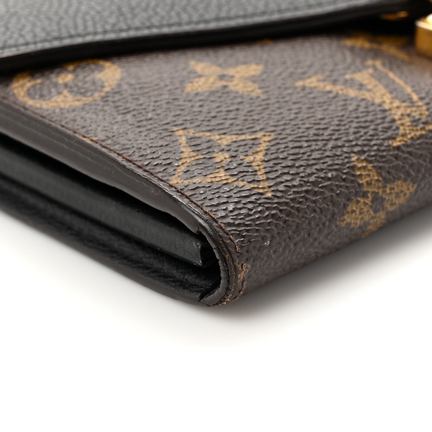 Louis Vuitton Monogram Pallas Wallet Black 9 of 17