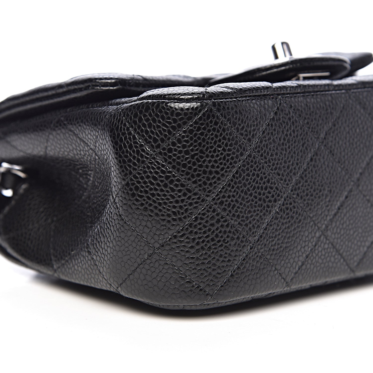 Chanel Caviar Quilted Mini Square Flap Black 8 of 10