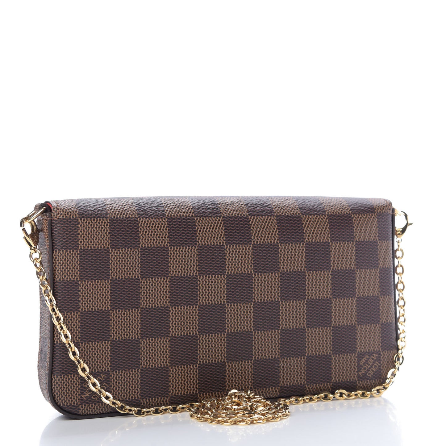 Damier Ebene Pochette Felicie Chain Wallet