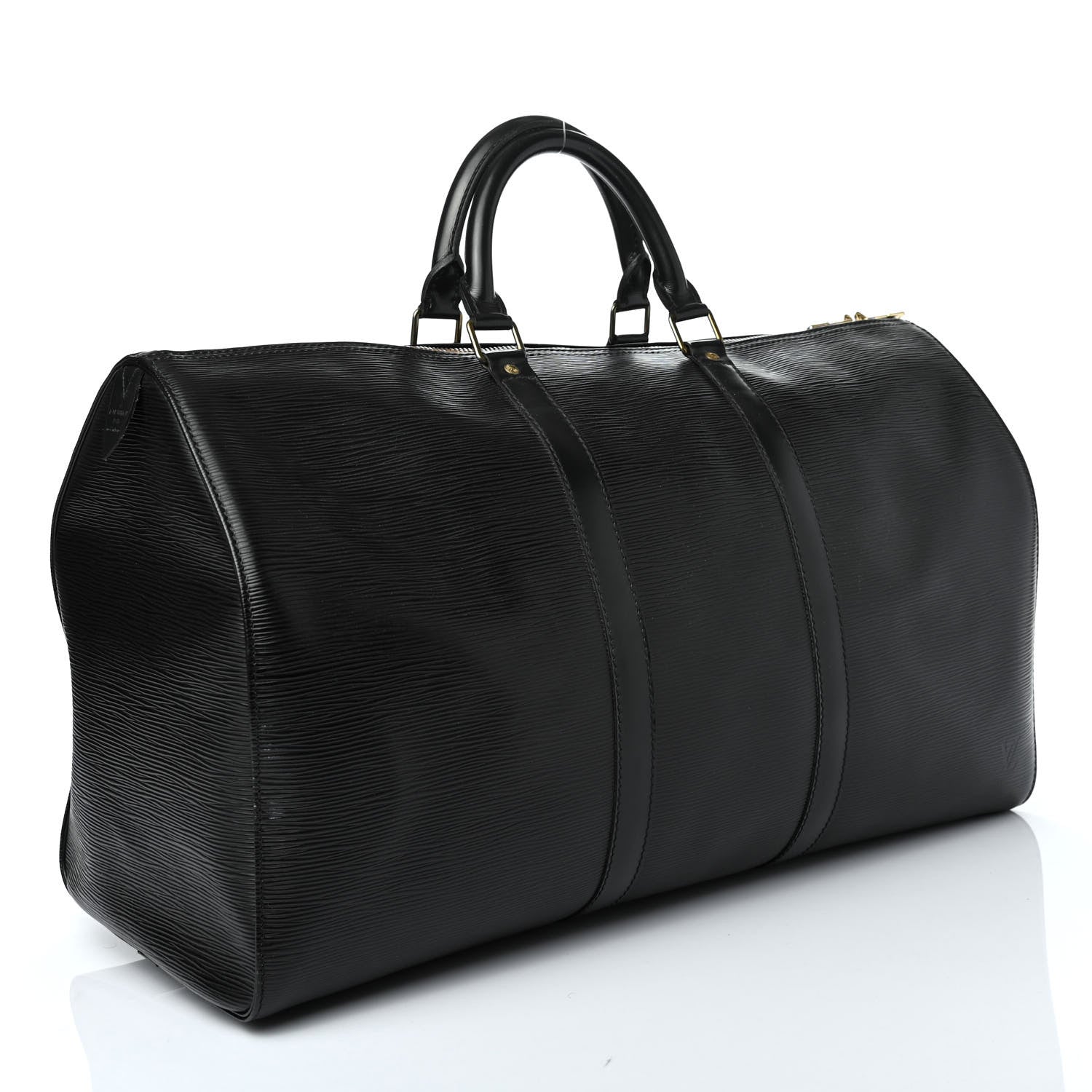 Louis Vuitton Epi Keepall 45 Black 2 of 4
