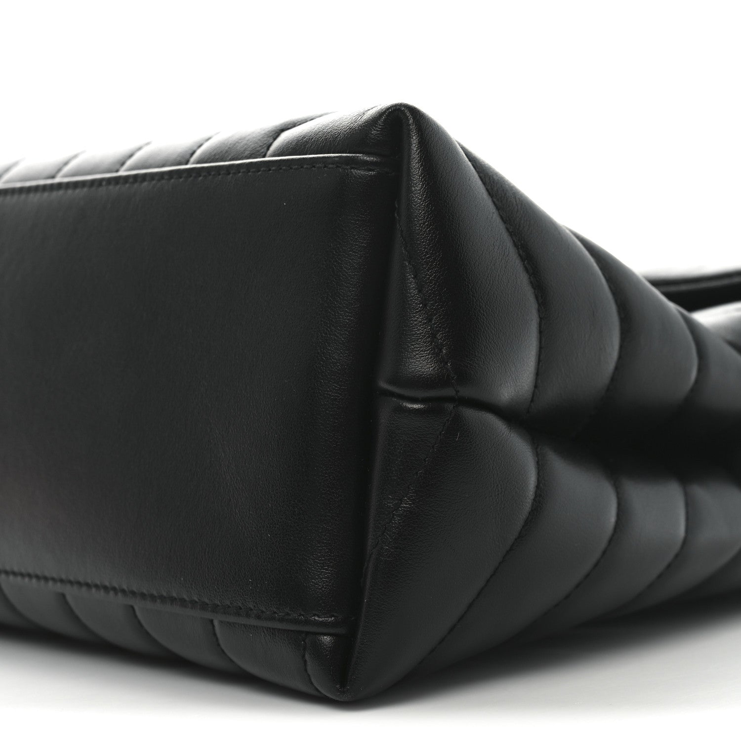 Saint Laurent Calfskin Y Quilted Monogram Medium Loulou Chain Satchel Black 10 of 10