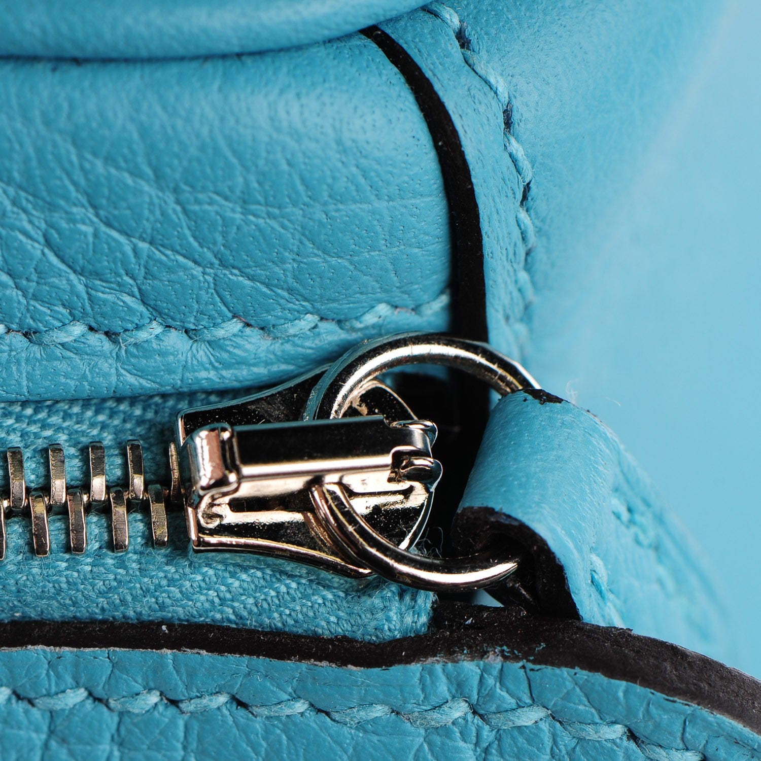 Hermes Taurillon Clemence Lindy 26 Bleu Saint Cyr 2 of 15