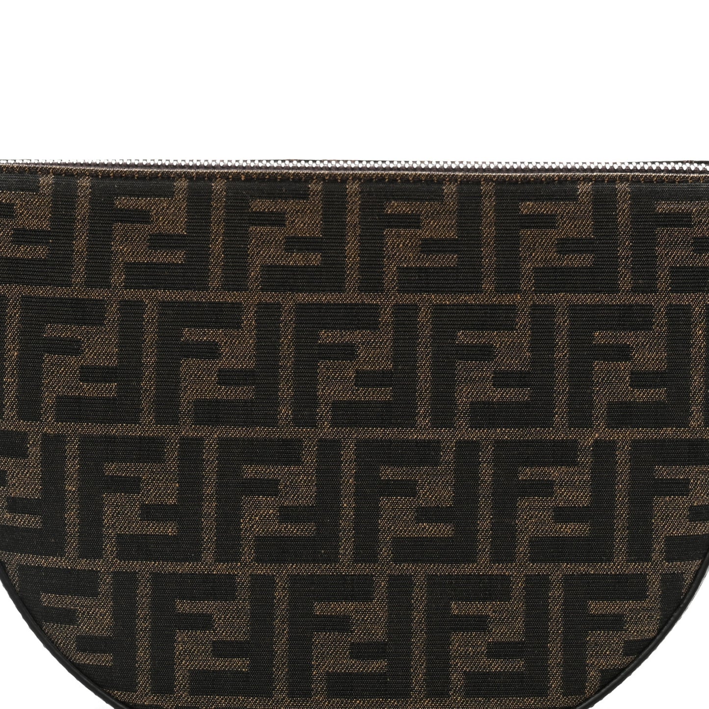 Fabric Jacquard FF Melon Bag Tobacco Black