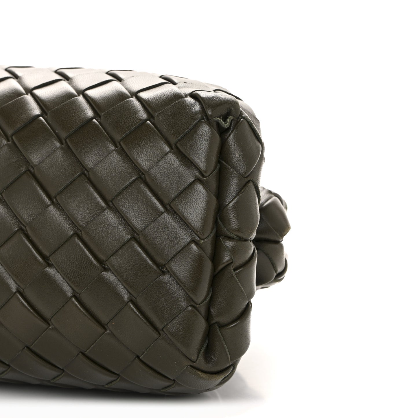 Nappa Intrecciato Teen The Lauren 1980 Clutch With Chain Khaki