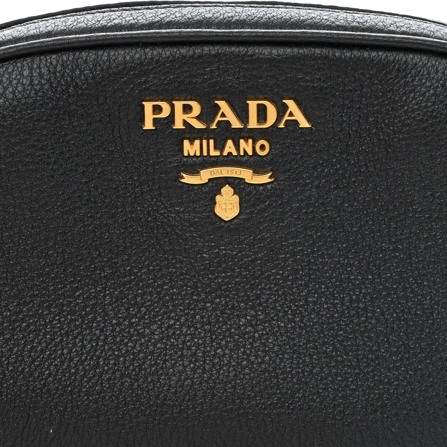 Vitello Daino Logo Belt Bag Black