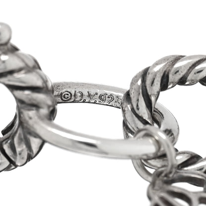 David Yurman Sterling Silver 10mm Medium Oval Link Bracelet 3 of 3