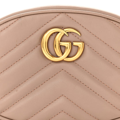Gucci Calfskin Matelasse GG Marmont Belt Bag 85 34 Porcelain Rose 9 of 13