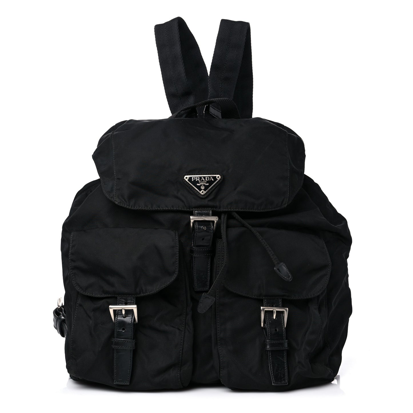 Nylon Vela Medium Backpack Black