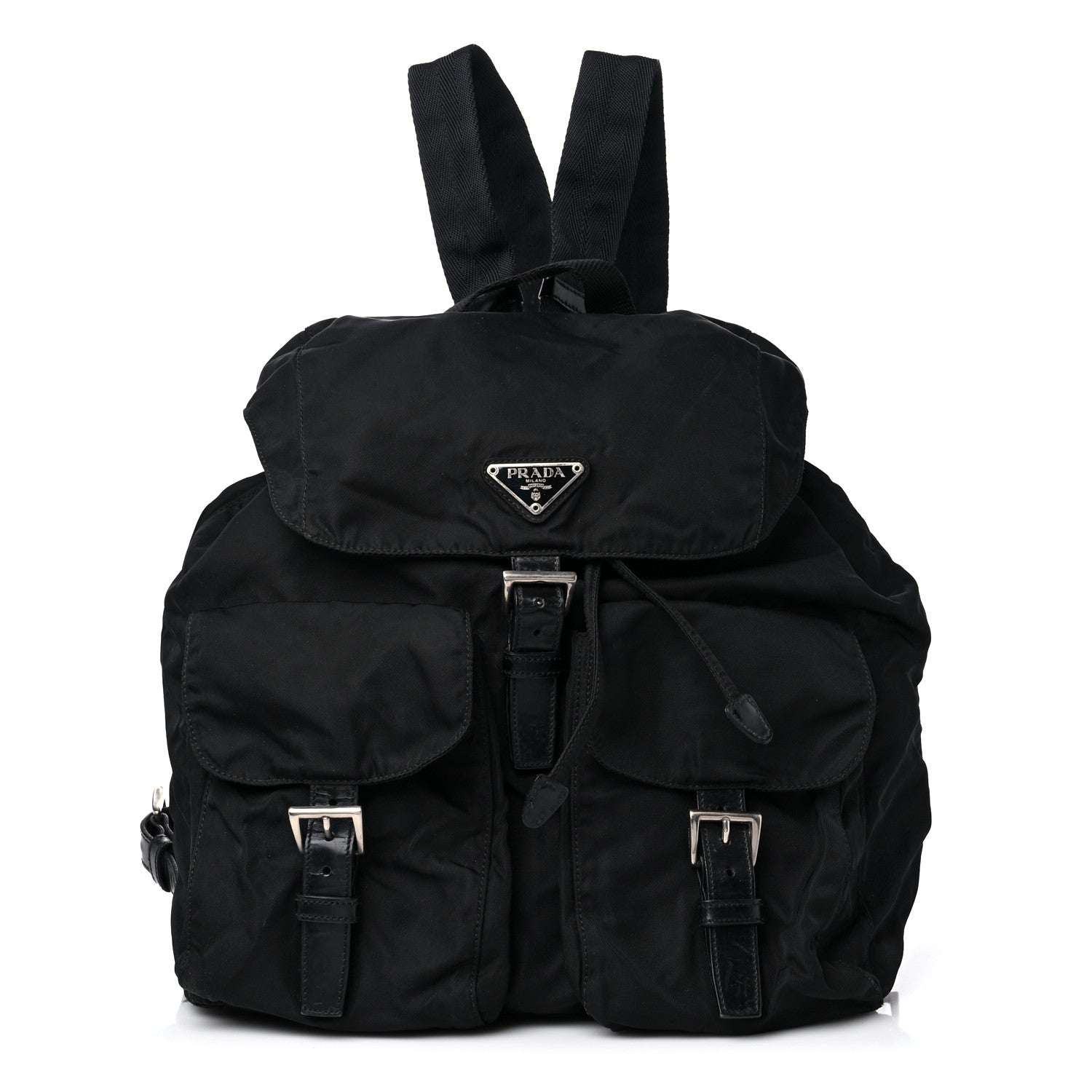 Prada Nylon Vela Medium Backpack Black 1 of 14