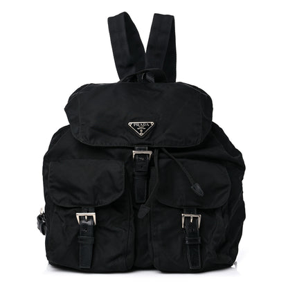 Prada Nylon Vela Medium Backpack Black 1 of 14