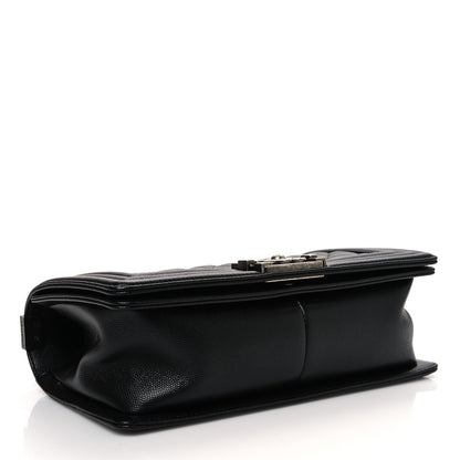 Chanel Caviar Quilted Medium Boy Flap Black 4 of 11