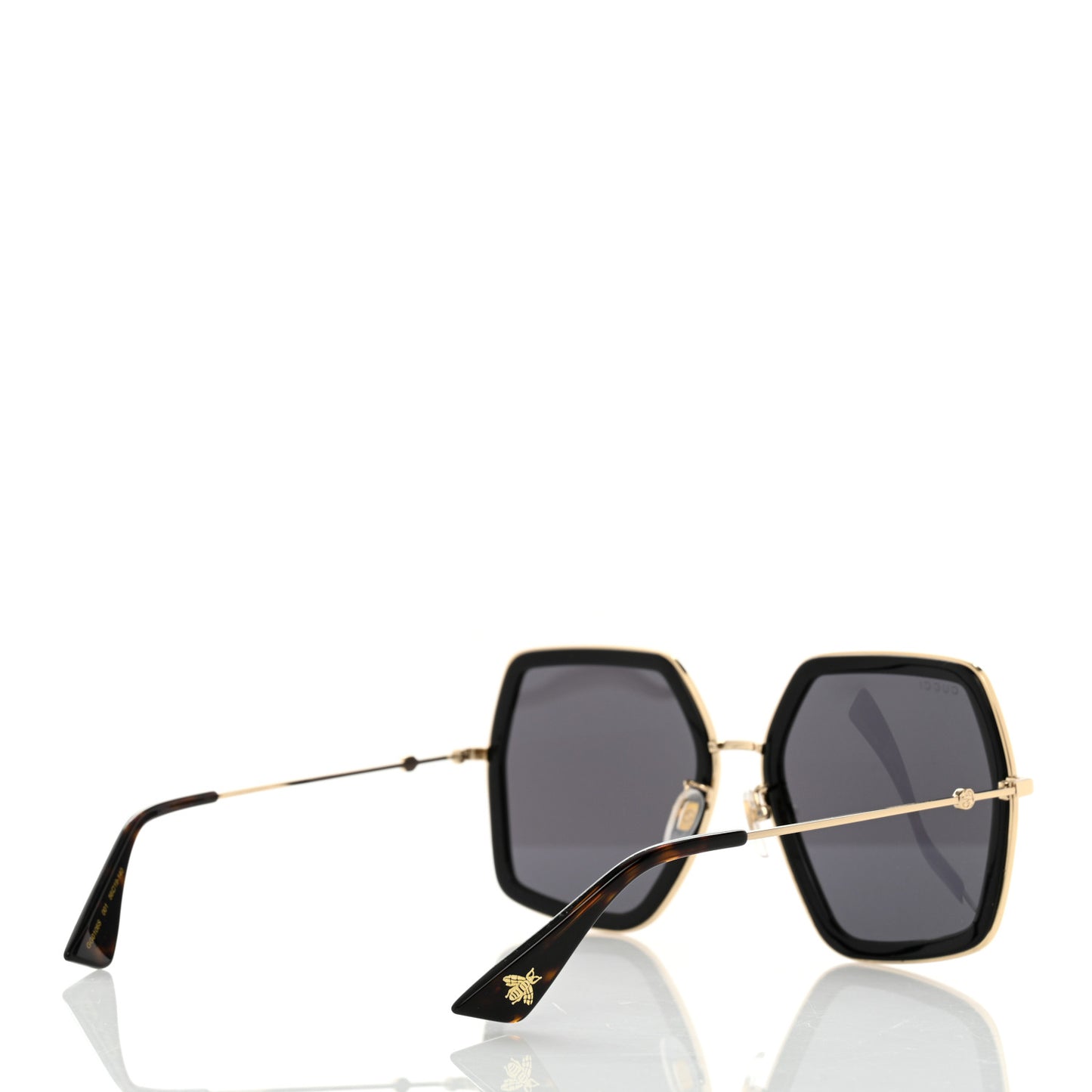 Acetate Oversize Square Frame GG0106S Sunglasses Black