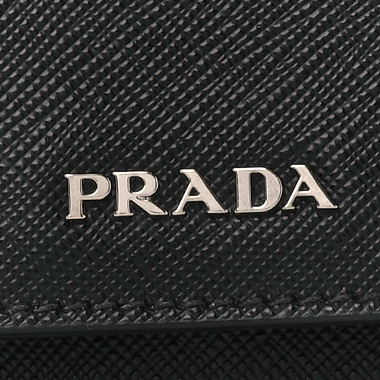 Prada Saffiano Lux Crossbody Bag Black 8 of 10