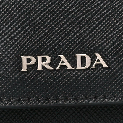 Prada Saffiano Lux Crossbody Bag Black 8 of 10