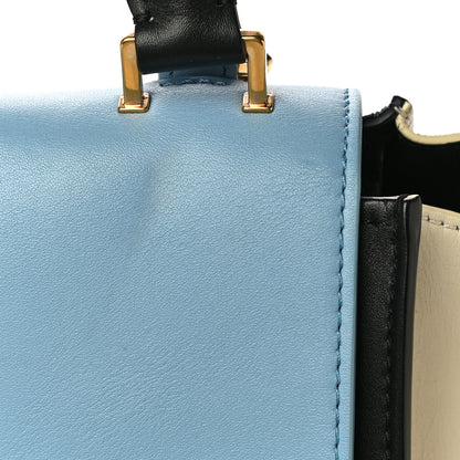 Celine Smooth Calfskin Large Tri-Color Trapeze Blue Lavender 11 of 15