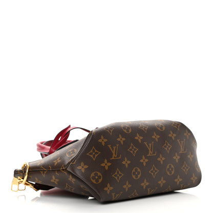 Louis Vuitton Monogram Flower Zipped Tote PM Lie de Vin 4 of 19