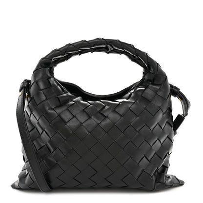 Bottega Veneta Calfskin Intrecciato Mini Hop Black 1 of 10