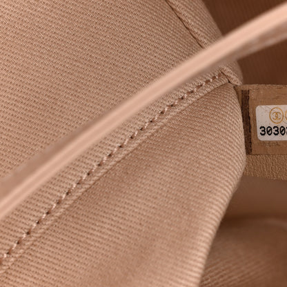 Chanel Mixed Fibers Calfskin Medium Deauville Tote Beige 7 of 10
