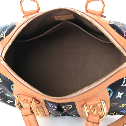 Louis Vuitton Monogram Multicolor Courtney MM Black 5 of 9