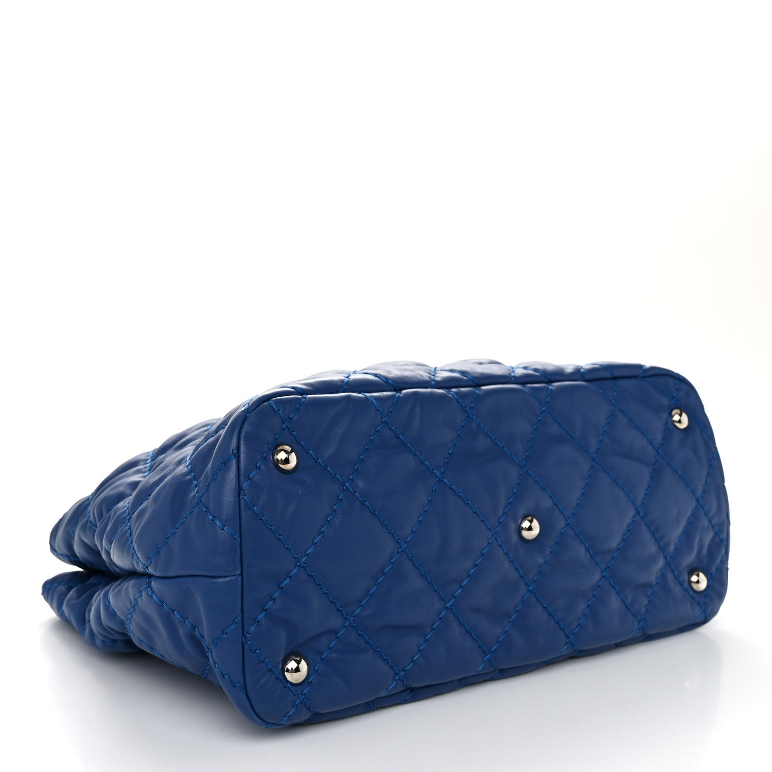 Chanel Calfskin Love Me Tender Large Tote Blue 4 of 12