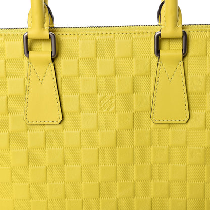 Louis Vuitton Damier Infini Porte-Documents Vert Acide 12 of 13