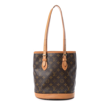 Louis Vuitton Monogram Petit Bucket 23 1 of 9