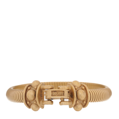 Christian Dior Metal Logo Bracelet Gold 1 of 3