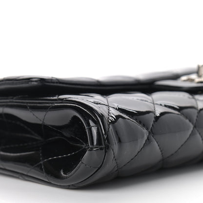 Chanel Patent Quilted Clutch with Chain Flap Black 9 of 9