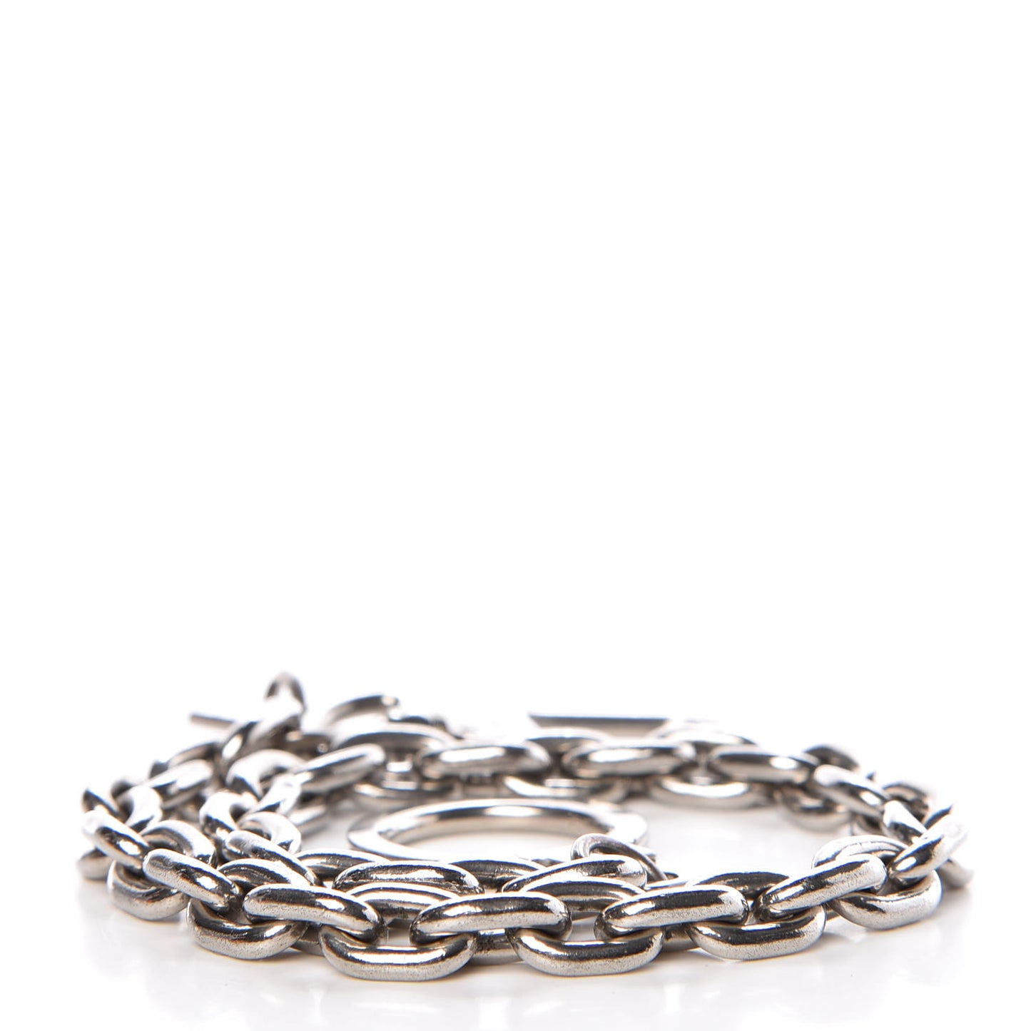 Metal Mens XL Key Chain Silver
