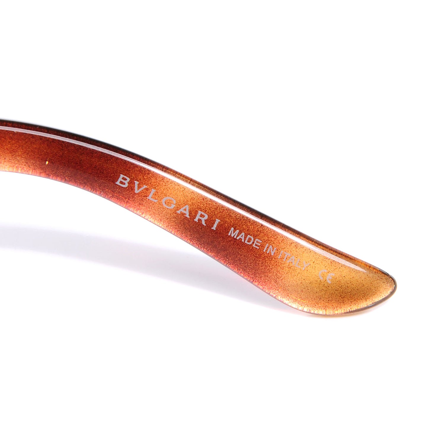 BVLGARI Tortoise Shell Crystal Flower 856-B Sunglasses