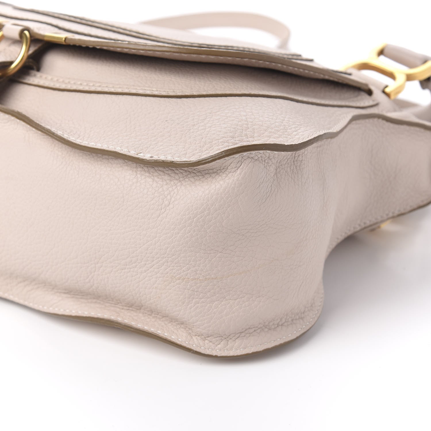Chloe Calfskin Medium Marcie Satchel Abstract White 8 of 10