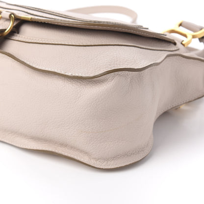 Chloe Calfskin Medium Marcie Satchel Abstract White 8 of 10