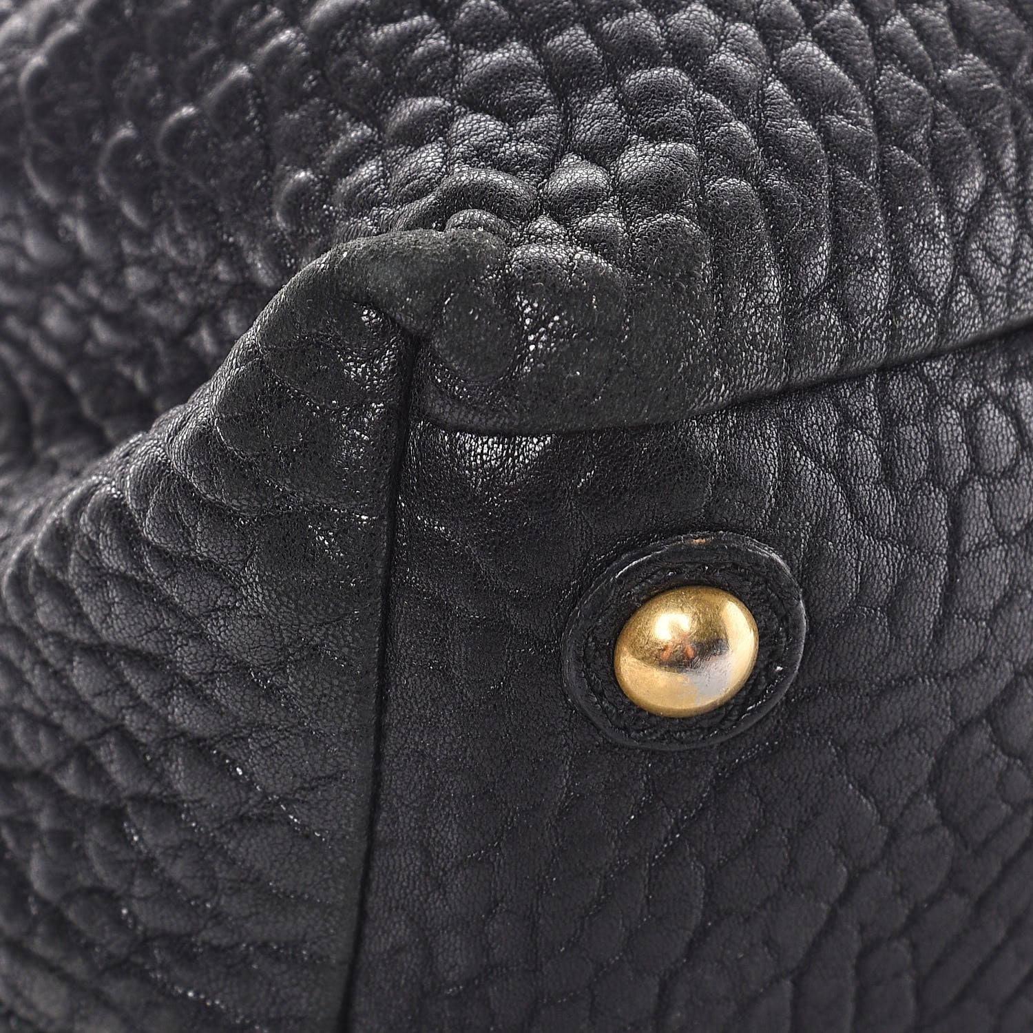 Saint Laurent Pebbled Lambskin Medium Easy Sac Black 17 of 23