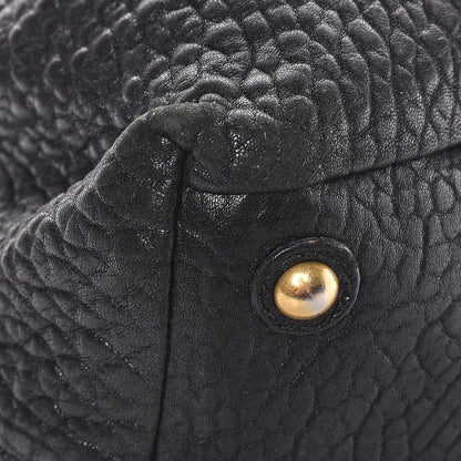 Saint Laurent Pebbled Lambskin Medium Easy Sac Black 17 of 23