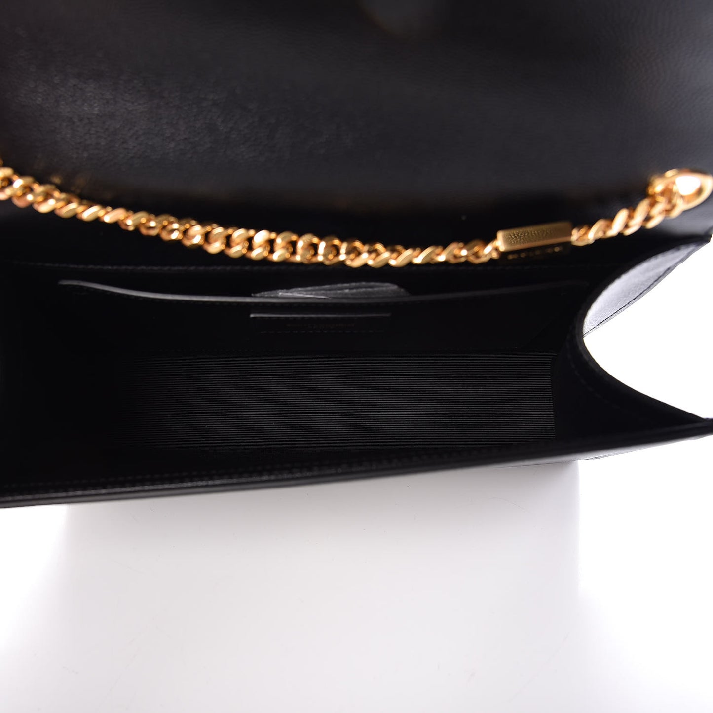 Grain De Poudre Medium Classic Monogram Kate Satchel Black