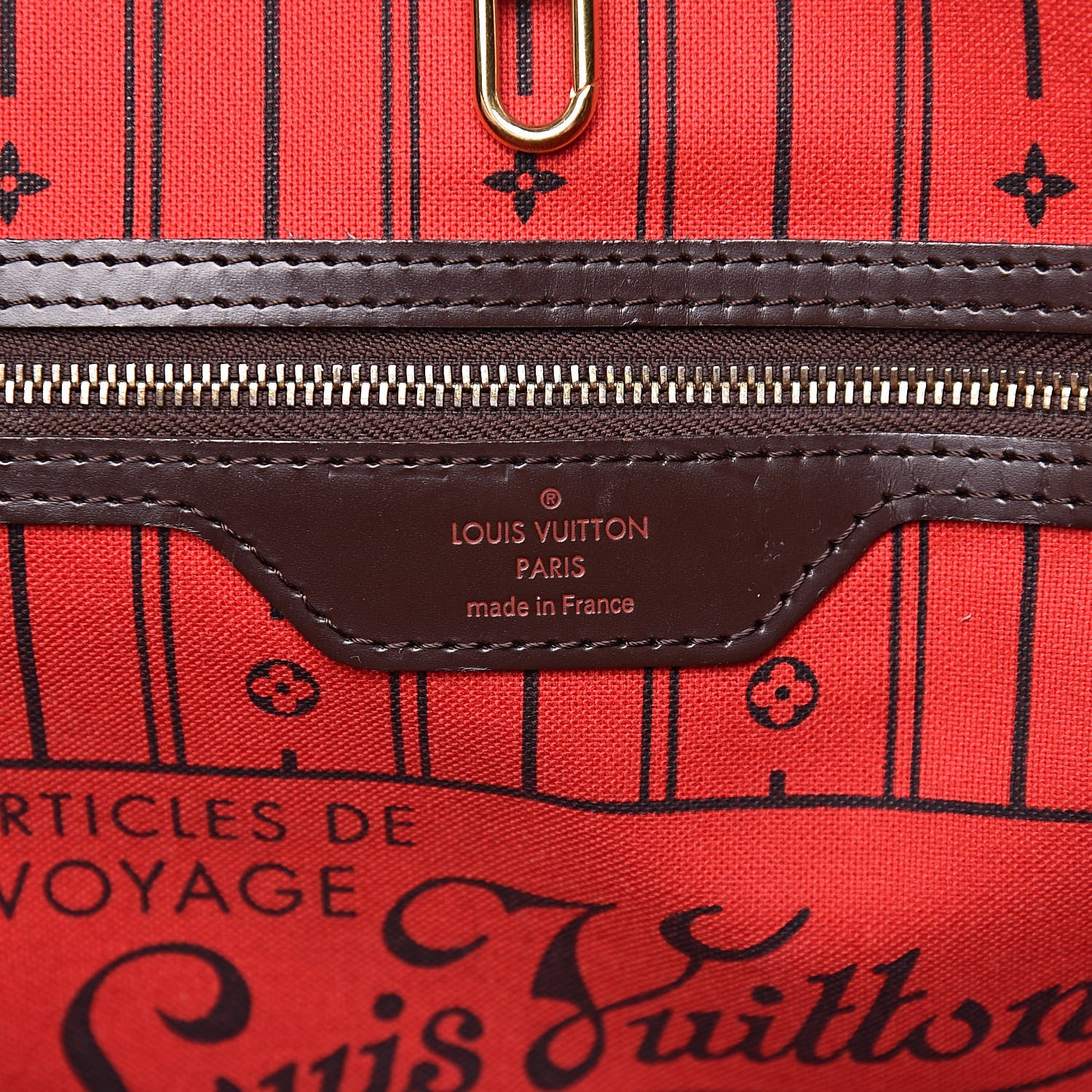 Louis Vuitton Damier Ebene Neverfull MM 6 of 19