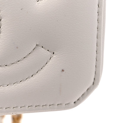 Chanel Lambskin Quilted Vanity Clutch With Chain White 11 of 12