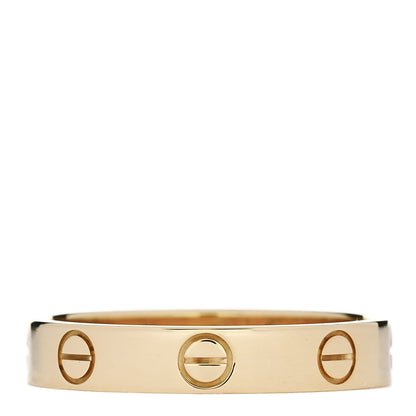 Cartier 18K Yellow Gold 3.5mm LOVE Wedding Band Ring 55 7.25 1 of 5