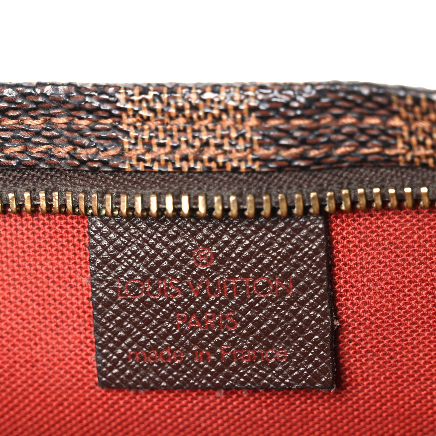 Damier Ebene Trousse Make Up Bag Pochette