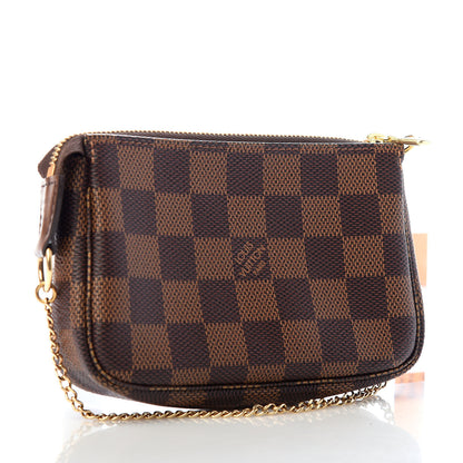 Louis Vuitton Damier Ebene Mini Pochette Accessories 3 of 7